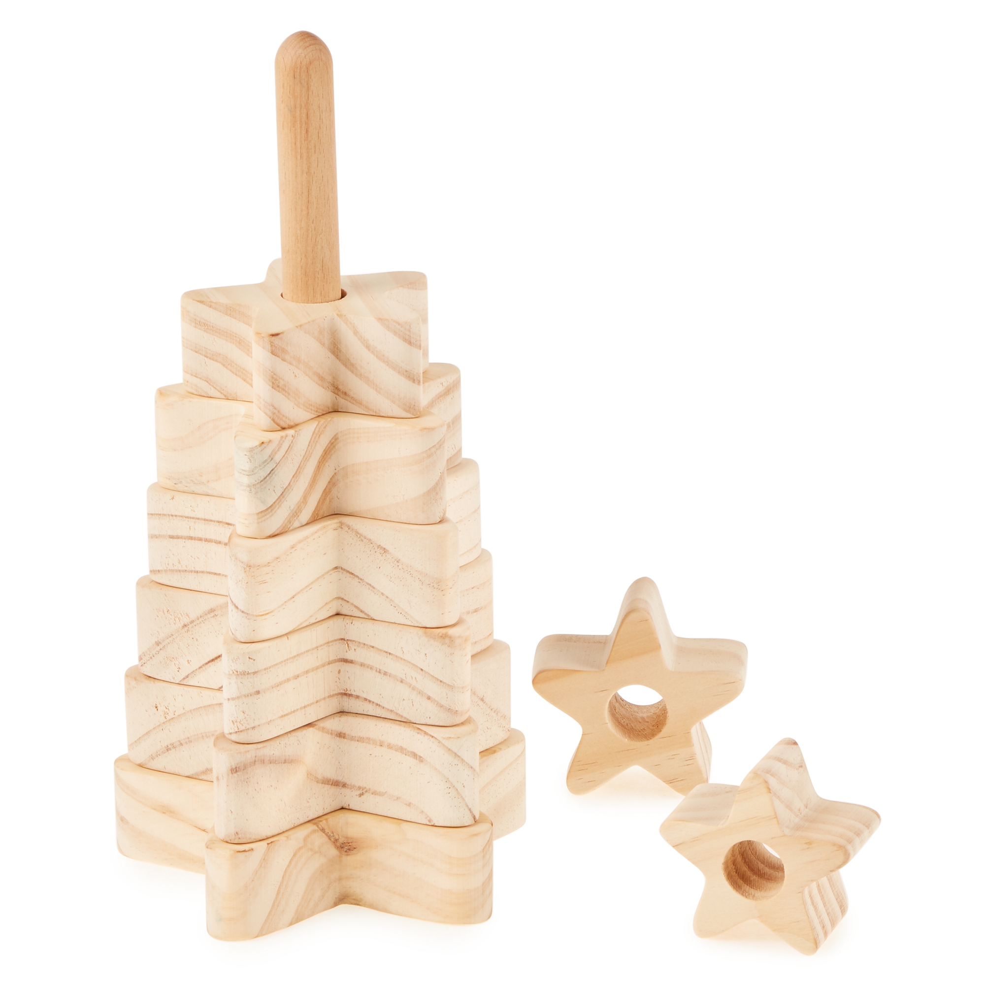 Wooden Star Stacker from Hope Education